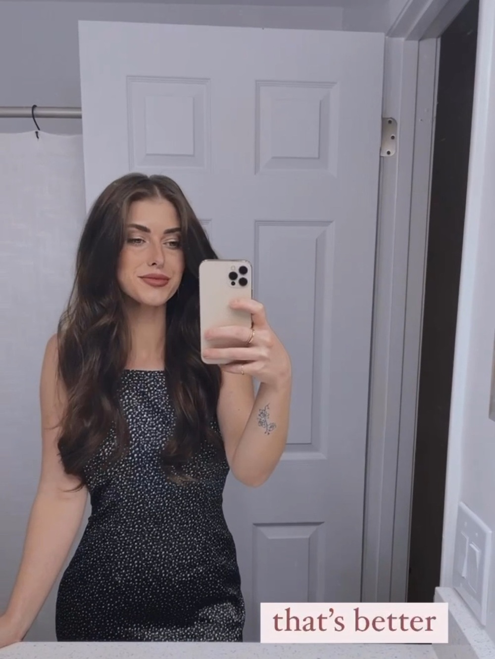 Abercrombie & Fitch Black Speckled Mini Dress
